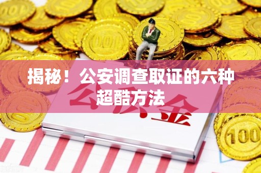 顺昌揭秘！公安调查取证的六种超酷方法