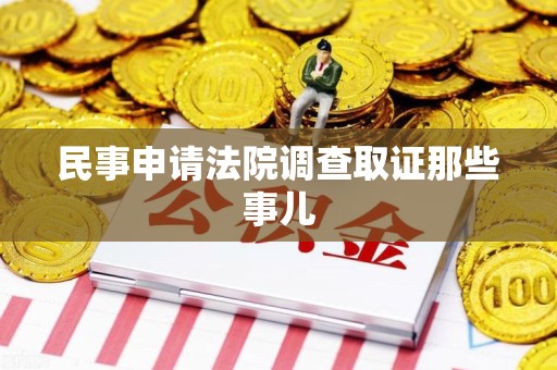 顺昌民事申请法院调查取证那些事儿